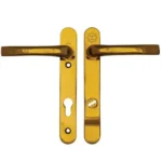 Mila Pro Secure TS007 2* Lever Lever UPVC Multipoint Door Handles - 92mm PZ Sprung 122mm Screw Centres