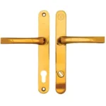 Mila Pro Secure TS007 2* Lever Lever UPVC Multipoint Door Handles - 92mm PZ Sprung 212mm Screw Centres