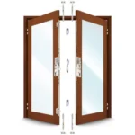 ERA 5345 French Door Kit for a pair of rebated timber doors