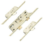 Fuhr 859 Type 4 Latch Deadbolt 2 Hooks Split Spindle Multipoint Door Lock - 20mm Faceplate (top hook to spindle = 730mm)