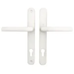 Hoppe Birmingham Sprung Lever Lever UPVC Multipoint Door Handles - 92mm PZ 215mm Screw Centres