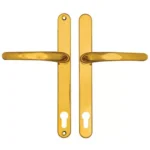 Millenco Lever Lever UPVC Multipoint Door Handles - 117mm PZ Sprung 237mm Screw Centres