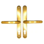 TSS Lever Lever UPVC Multipoint Door Handles - 68mm PZ Sprung 215mm Screw Centres
