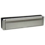 Fab & Fix Nu-Mail 12" Telescopic Letterplate for UPVC Doors - 40-80mm