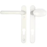 Fab & Fix Windsor Lever Moveable Pad UPVC Multipoint Door Handles - 92mm PZ Sprung 122mm Screw Centres