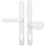 Hoppe London Lever Moveable Pad UPVC Multipoint Door Handles - 92mm/62mm PZ Sprung 240mm Screw Centres