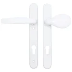 Hoppe Atlanta Lever Moveable Pad UPVC Multipoint Door Handles - 92mm PZ Sprung 122mm Screw Centres