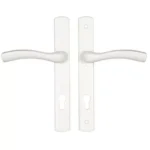 Winkhaus Palladio Lever Lever UPVC Multipoint Door Handles - 92mm PZ Unsprung 215mm Screw Centres