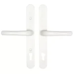 Yale Adjustable Lever Lever UPVC Multipoint Door Handles - 92mm PZ Sprung 196-252mm Screw Centres