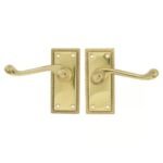 TSS Georgian Scroll Lever on Plate Furniture