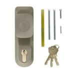 Briton 1413E Outside Access Device - Knob Handle with Euro Cylinder - For Timber or Metal Doors