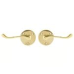 TSS Scroll Round Rose Lever Latch Furniture