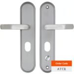 Hooply Steel Door Furniture with Snib