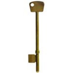 Union 3G114 Electro-Brass Copy Rim Length Key Blank
