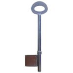 6 Gauge Rim Lock Key Blank 19mm Bit