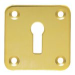 Carlisle Brass AA4 Square Standard Profile Escutcheon (LEAD TIME: 2-3 DAYS)