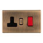 Eurolite AB45ASWASB 45Amp Switch with a Socket (LEAD TIME: 2-3 DAYS)