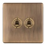Eurolite ABT2SW 2-Gang 10Amp 2-Way Toggle Switch (LEAD TIME: 2-3 DAYS)