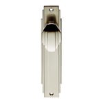 Carlisle Brass ADR022SN Art Deco Knob On Latch Backplate (LEAD TIME: 2-3 DAYS)