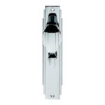 Carlisle Brass ADR023CP Art Deco Knob On WC Backplate (LEAD TIME: 2-3 DAYS)