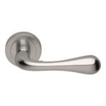 Manital AQ1SC Astro Lever On Round Rose - Satin Chrome (LEAD TIME: 2-3 DAYS)