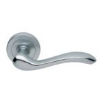 Manital AQ3SC Apollo Lever On Round Rose - Satin Chrome (LEAD TIME: 2-3 DAYS)