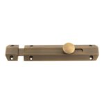 Carlisle Brass AQ82AB 152 x 36mm Surface Bolt c/w Keep Flat & Angled Mortice Keeps - Antique Brass (LEAD TIME: 2-3 DAYS)