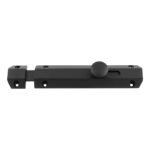 Carlisle Brass AQ82MB 152 x 36mm Surface Bolt c/w Keep Flat & Angled Mortice Keeps - Matt Black (LEAD TIME: 2-3 DAYS)