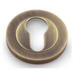 Alexander & Wilks AW390AB Concealed Fix Escutcheon Euro Profile - Antique Brass (LEAD TIME: 2-3 DAYS)