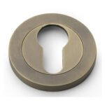 Alexander & Wilks AW390IB Concealed Fix Escutcheon Euro Profile Italian Brass (LEAD TIME: 2-3 DAYS)