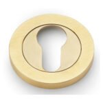 Alexander & Wilks AW390SBPVD Concealed Fix Escutcheon Euro Profile - Satin Brass PVD (LEAD TIME: 2-3 DAYS)
