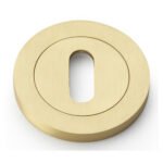 Alexander & Wilks AW391SB Concealed Fix Escutcheon Standard Profile - Satin Brass (LEAD TIME: 2-3 DAYS)