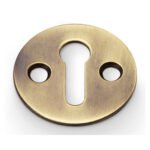 Alexander & Wilks AW399ABZ Victorian Standard Profile Escutcheon - Antique Brass Bronze (LEAD TIME: 2-3 DAYS)