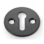 Alexander & Wilks AW399BLK Victorian Standard Profile Escutcheon Black Powder Coat (LEAD TIME: 2-3 DAYS)