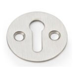 Alexander & Wilks AW399SN Victorian Standard Profile Escutcheon - Satin Nickel (LEAD TIME: 2-3 DAYS)