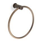 Alexander & Wilks AW451AB Brunel Diamond Knurled Towel Ring (LEAD TIME: 2-3 DAYS)