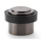 Alexander & Wilks AW603DBZPVD Plain Floor Mounted Door Stop - Dark Bronze PVD (LEAD TIME: 2-3 DAYS)