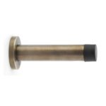Alexander & Wilks AW616AB Cylinder Projection Door Stop On Rose - Antique Brass (LEAD TIME: 2-3 DAYS)