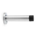 Alexander & Wilks AW616SC Cylinder Projection Door Stop On Rose - Satin Chrome (LEAD TIME: 2-3 DAYS)
