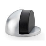 Alexander & Wilks AW631SC Shield Floor Mounted Door Stop - Satin Chrome (LEAD TIME: 2-3 DAYS)