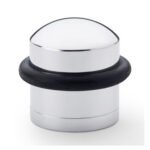 Alexander & Wilks AW638PC Dome Top Floor Mounted Door Stop - Polished Chrome (LEAD TIME: 2-3 DAYS)