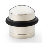 Alexander & Wilks AW638PN Dome Top Floor Mounted Door Stop - Polished Nickel (LEAD TIME: 2-3 DAYS)