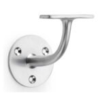 Alexander & Wilks AW750SC Architectural Handrail Bracket - Satin Chrome (LEAD TIME: 2-3 DAYS)