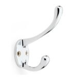 Alexander & Wilks AW770PC Victorian Hat and Coat Hook - Polished Chrome (LEAD TIME: 2-3 DAYS)