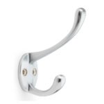 Alexander & Wilks AW770SC Victorian Hat and Coat Hook - Satin Chrome (LEAD TIME: 2-3 DAYS)