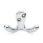 Alexander & Wilks AW773PC Victorian Double Robe Hook - Polished Chrome (LEAD TIME: 2-3 DAYS)