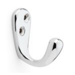 Alexander & Wilks AW774PC Victorian Single Robe Hook - Polished Chrome (LEAD TIME: 2-3 DAYS)
