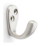 Alexander & Wilks AW774SN Victorian Single Robe Hook - Satin Nickel (LEAD TIME: 2-3 DAYS)