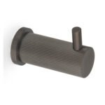 Alexander & Wilks AW776DBZPVD Brunel Reeded Coat Hook On 25mm Rose (LEAD TIME: 2-3 DAYS)