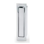 Alexander & Wilks AW990SC Square Sliding Door Edge Pull - Satin Chrome (LEAD TIME: 2-3 DAYS)